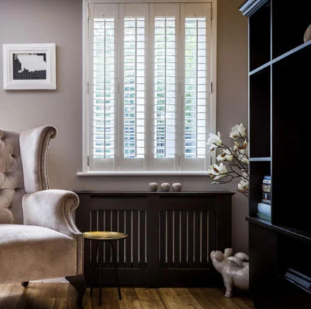 Wall-to-wall, sill to ceiling, full height shutters fit windows of any size